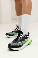 Under Armour Scramjet 7 Schoenen Kids Zwart/Wit/Groen - Maat 38 - Kleur: WitZwartGroen | Soccerfanshop
