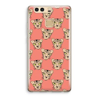 Tijger: Huawei P9 Transparant Hoesje