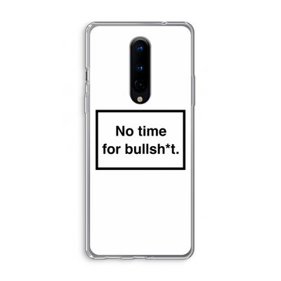 No time: OnePlus 8 Transparant Hoesje