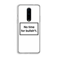 No time: OnePlus 8 Transparant Hoesje