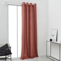 TODAY ringgordijn - 140x240cm - 100% Katoen - Terracotta