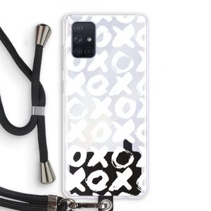 XOXO: Samsung Galaxy A71 Transparant Hoesje met koord