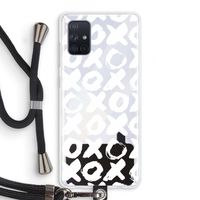 XOXO: Samsung Galaxy A71 Transparant Hoesje met koord