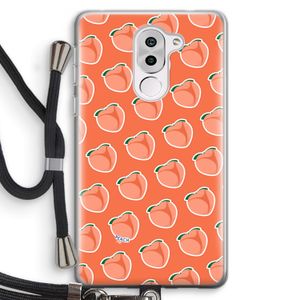 Just peachy: Honor 6X Transparant Hoesje met koord