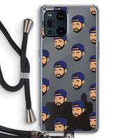 Drake Away: Oppo Find X3 Pro Transparant Hoesje met koord