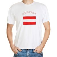 Wit t-shirt Oostenrijk heren - thumbnail