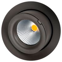LED inbouwspot 9W 4000K 800 lumen grafiet kantelbaar dimbaar SG 903404