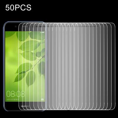 50 stuks voor Huawei nova 2 Lite 0 26 mm 9H oppervlakte hardheid 2.5D explosieveilige getemperd glas scherm Film No retailpakket