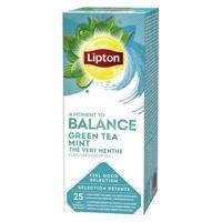 Thee lipton balance green tea mint 25x1.5gr | 6 stuks