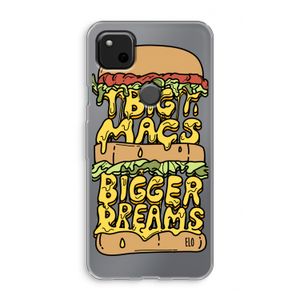 Big Macs Bigger Dreams: Google Pixel 4a Transparant Hoesje