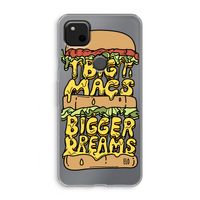 Big Macs Bigger Dreams: Google Pixel 4a Transparant Hoesje