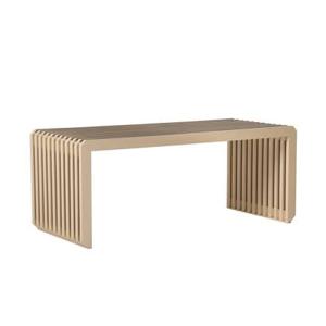 HKliving Slatted Bankje - Sand