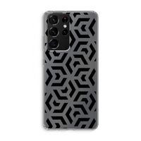 Crazy pattern: Samsung Galaxy S21 Ultra Transparant Hoesje