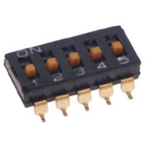 Omron A6S-8101-H DIP-schakelaar Aantal polen 8 SMD 1 stuk(s) Bag