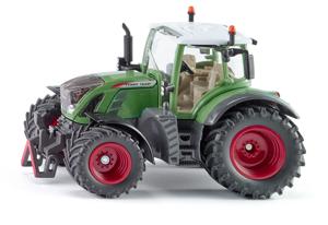 Siku Fendt 724 Vario Tractor 1:32 metaal/kunststof groen Ackermann-besturing en trekhaak