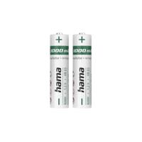 Hama NiMH-accu&apos;s AAA Micro 1000 MAh 1,2 V Direct Klaar Voor Gebruik 2 St.
