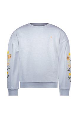 Like Flo winter sweater meisjes - blauw - Danee - print