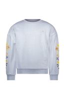 Like Flo winter sweater meisjes - blauw - Danee - print