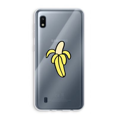 Banana: Samsung Galaxy A10 Transparant Hoesje