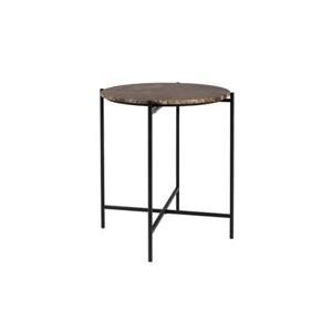 Housecraft Living Tooz bijzettafel Rond 45 cm Marmer Bruin