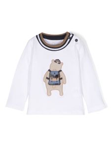 Patachou t-shirt à imprimé Teddy Bear - Blanc