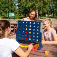 Tactic Giga 4 in een rij houten spel xl