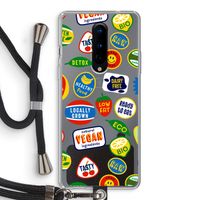 Fruitsticker: OnePlus 8 Transparant Hoesje met koord