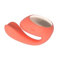 Lelo - Ida Wave App Bestuurbare Duale Vibrator Voor Stellen Oranje - thumbnail