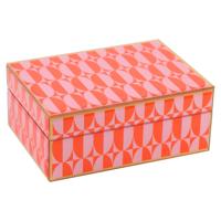Richmond Juwelenbox 'Abba' Klein, kleur Roze