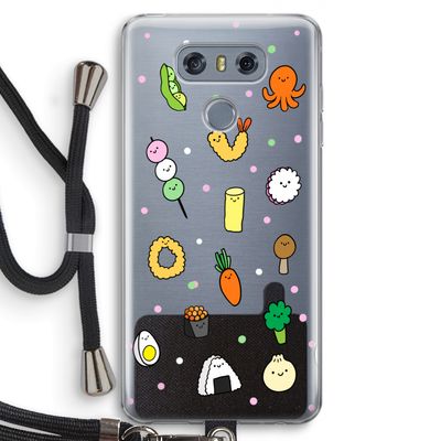 Happy bento friends: LG G6 Transparant Hoesje met koord