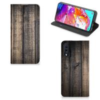 Samsung Galaxy A70 Book | Wallet Case | Steigerhout