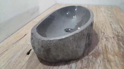Riviersteen waskom RXL250325, 69x35x15 cm