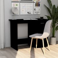 Bureau 100x50x76 cm spaanplaat zwart - thumbnail