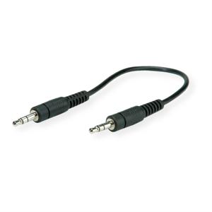 ROLINE 3,5mm jack audiokabel M/M, 0,2 m