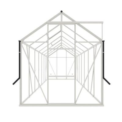 Tuinkas Kate V wit 3 mm veiligheidsglas - Royal well