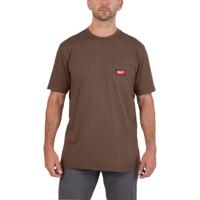 Milwaukee WT SS BR XL T-shirt Work short sleeve brown XL - 4932493031