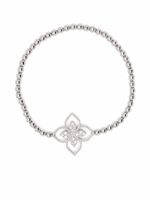 Roberto Coin bracelet Princess Flower Dubai en or blanc 18ct orné de diamants - Argent