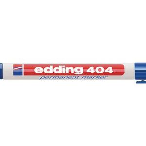 Edding 404 permanente marker Kogelpunt Blauw 1 stuk(s)