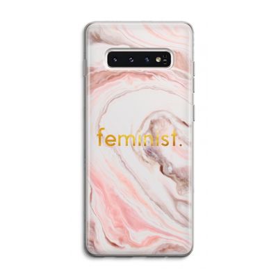Feminist: Samsung Galaxy S10 4G Transparant Hoesje