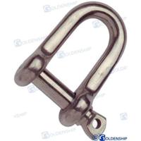 Grillete inox GS71008 - GRILLETE RECTO CORTO 16MM