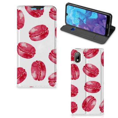 Huawei Y5 (2019) | Flip Style Cover | Pink Macarons