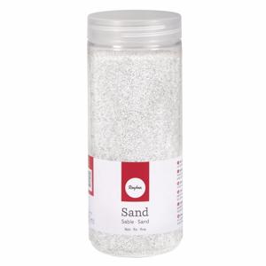 Hobby Fijn decoratie zand korrels - wit - 475 ml - zandkorrels - knutselmateriaal