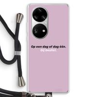 gij beslist: Huawei P50 Pro Transparant Hoesje met koord
