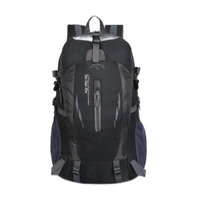 Grote capaciteit reizen alpinisme tas mannen en vrouwen outdoor sport Leisure nylon waterdichte rugzak (zwart)