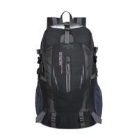 Grote capaciteit reizen alpinisme tas mannen en vrouwen outdoor sport Leisure nylon waterdichte rugzak (zwart)