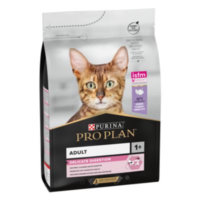 Purina Pro Plan Cat Adult 1+ Delicate 3kg Kalkoen