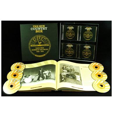 Various Artist - Sun Country Box 1950-1959 Boek + 6CD