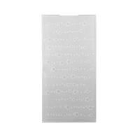 Nellie's Choice • 3d embossing folder achtergrond sterren en stipjes 10,5x21cm