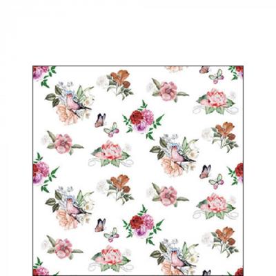 Ambiente servetten charlotte white 25cm