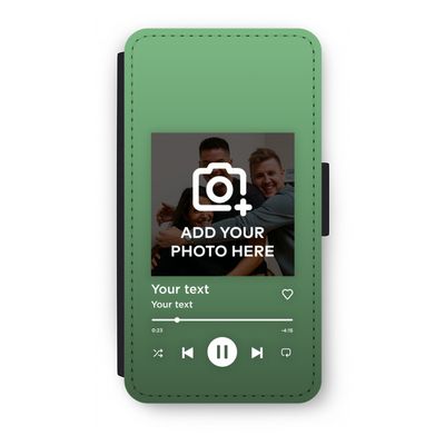 Music Player: iPhone XS Flip Hoesje
